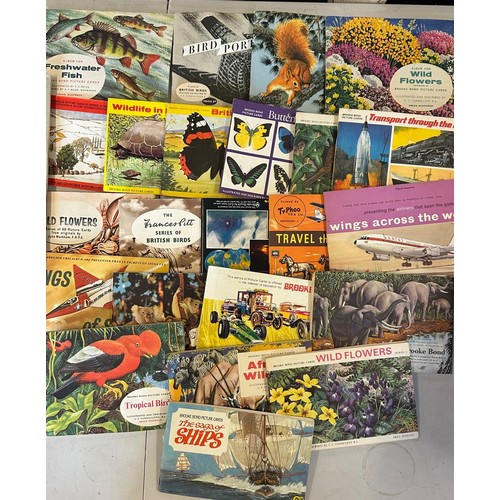 324 - Large quantity of Brook bond cards, Booklets, Together with Turf cigarette cards, Wills and many mor... 