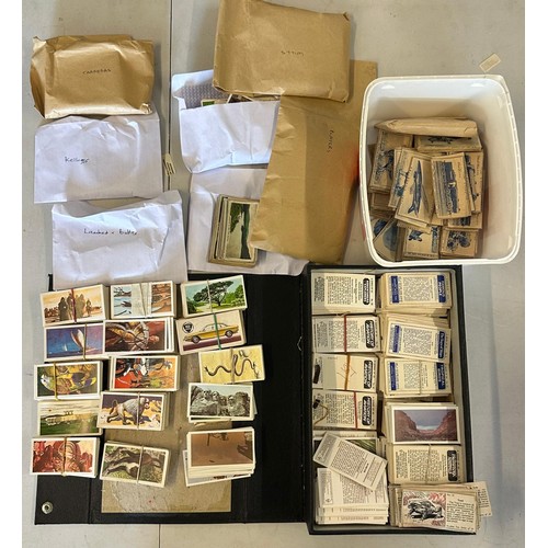 324 - Large quantity of Brook bond cards, Booklets, Together with Turf cigarette cards, Wills and many mor... 
