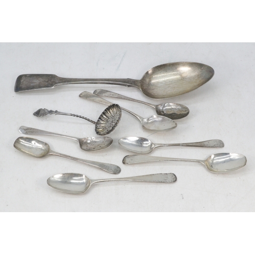 11 - Selection of Antique silver spoons. (approx 135g)