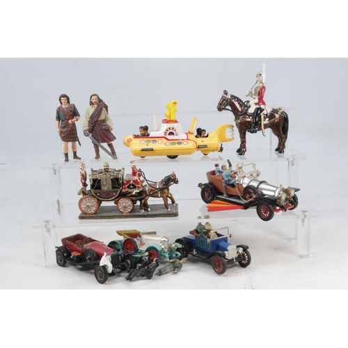 338 - Corgi The Beatles Yellow Submarine together with Chitty Chitty Bang Bang, and other diecast vehicles... 
