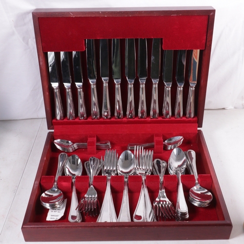 346 - A canteen of silver-plated cutlery