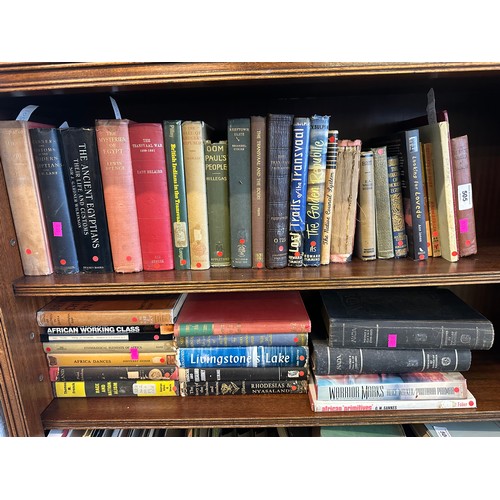 505 - Quantity of books relating to South Africa to include The Transvaal War, Livingstone's Lake, Nada et... 