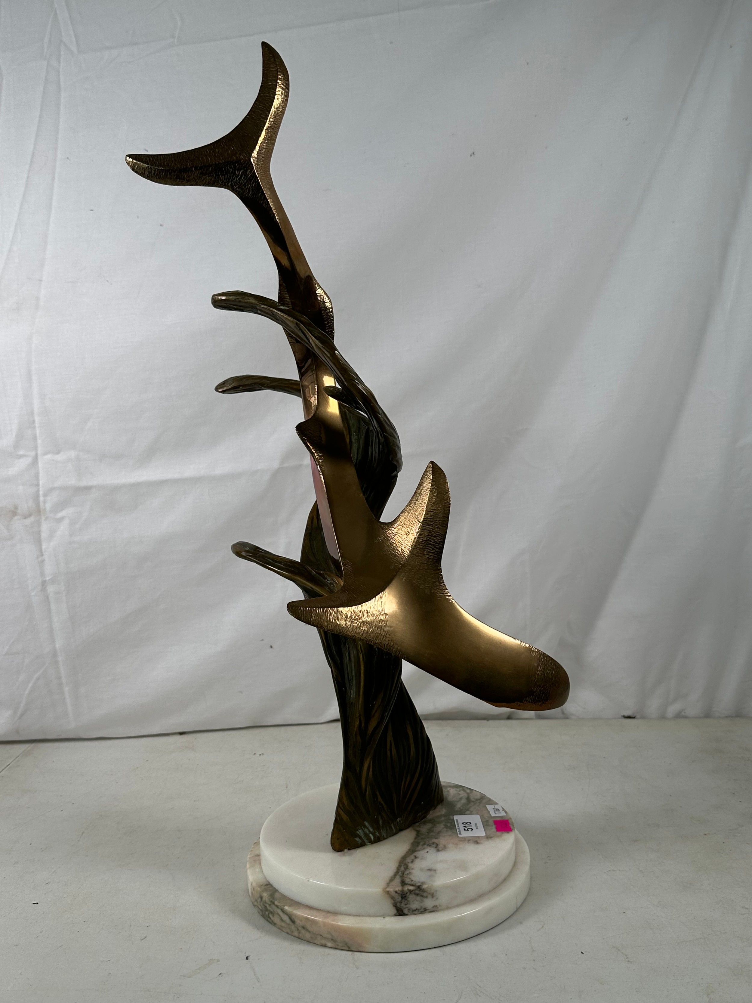 A John Mulvey Sculpture entitled 'Great White Shark' 1996 (approx.