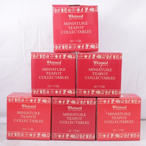 534 - Six boxed Wittard miniature teapots