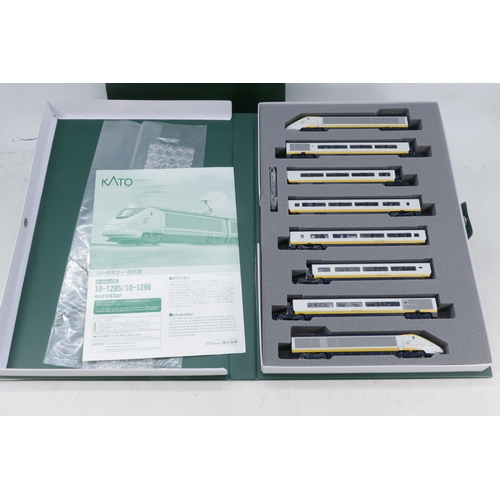 Boxed Gauge Train set Kato 10-1295 Eurostar