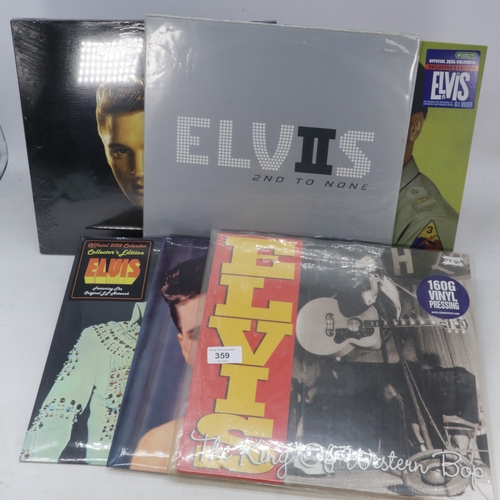 247 - Elvis Presley sealed '2nd to None', together with another with different cover (not sealed), 3 Elvis... 