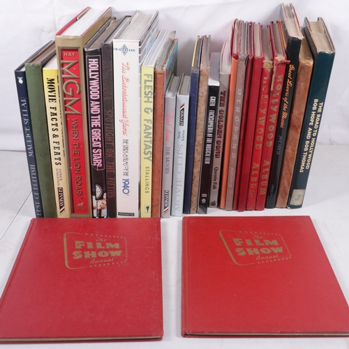 351 - A quantity of vintage and later film an Hollywood interest books to include the film show annual, fi... 
