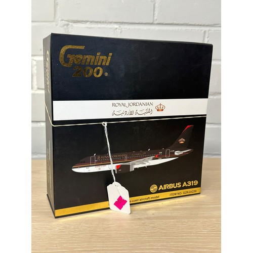 460 - Gemini 200, 1/200 Scale Airbus A319 Royal Jordanian G2RJA220 model