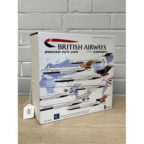 479 - British Airways Boeing 727-200 Inflight 200 1/200 scale model