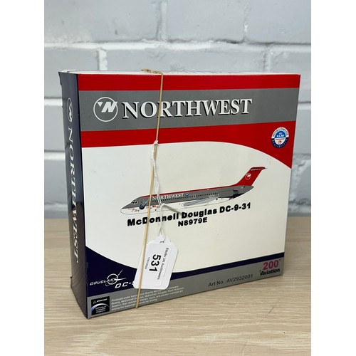 531 - Aviation 200 McDonnell Douglas DC-9-31, 1/200 scale model
