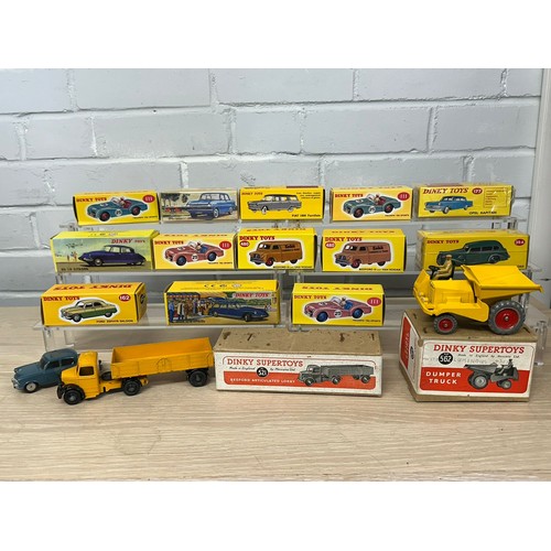 545 - Carton of assorted Dinky toys to include Atlas (some sealed) older models include 562 Dumper Truck, ... 
