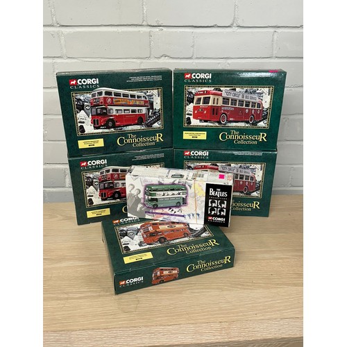 559 - Five boxed Corgi Classics Connoisseur collection sets to include 35004 x 2, 35005, 34901 x2 and a bo... 