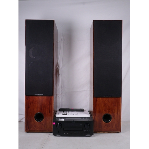 354 - TEAC H700DAB with remote and two speakers trade/spares/repairs