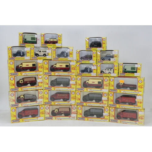 456 - Quantity of boxed diecast 1:76 scale Classix by Pocketbond transport treasures