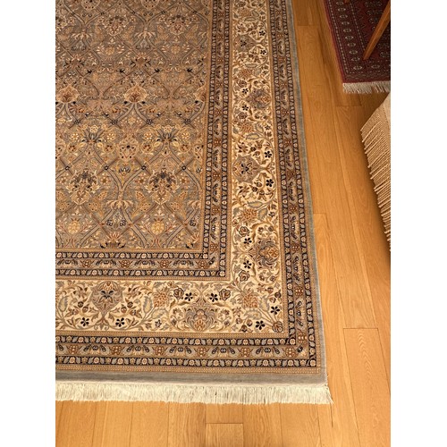 36 - Large Persian style carpet originally purchased from harrods 12x9 floor carpet / rug