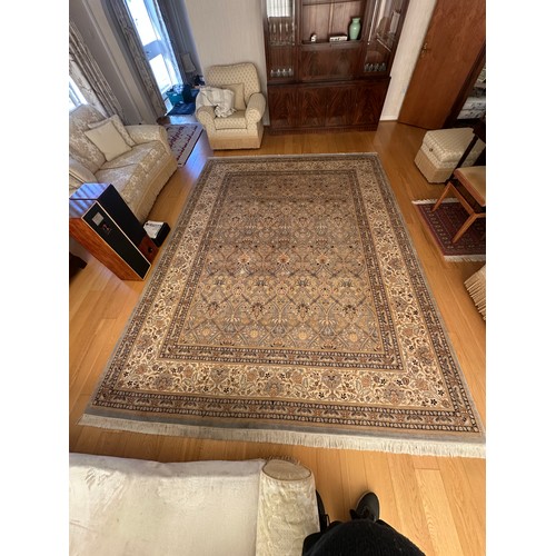 36 - Large Persian style carpet originally purchased from harrods 12x9 floor carpet / rug