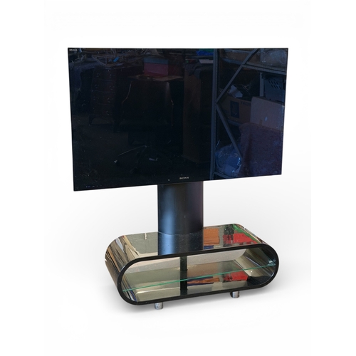 39 - Contemporary TV stand together with Sony Bravia KDL55HX93 trade/spares/repairs