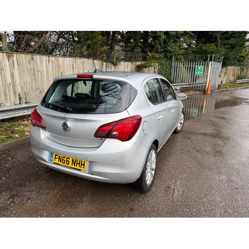 1 - Vauxhall Corsa SE Auto FN66 NHH mileage 22802 5 Door, petrol, one key, V5