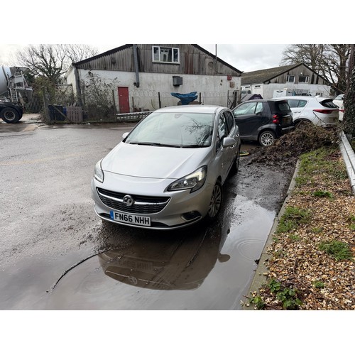 1 - Vauxhall Corsa SE Auto FN66 NHH mileage 22802 5 Door, petrol, one key, V5