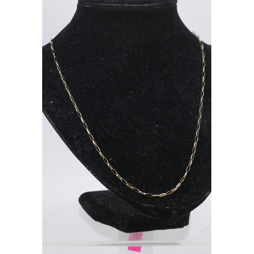 125 - A 9ct gold necklace (approx. 3g)