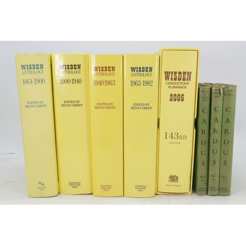 262 - Three Neville Cardus cricket books The Summer Game, Days in the Sun and Good Days together with 5 Wi... 