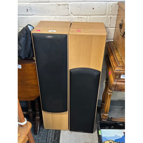 382 - Pair of Jamo floor speakers
