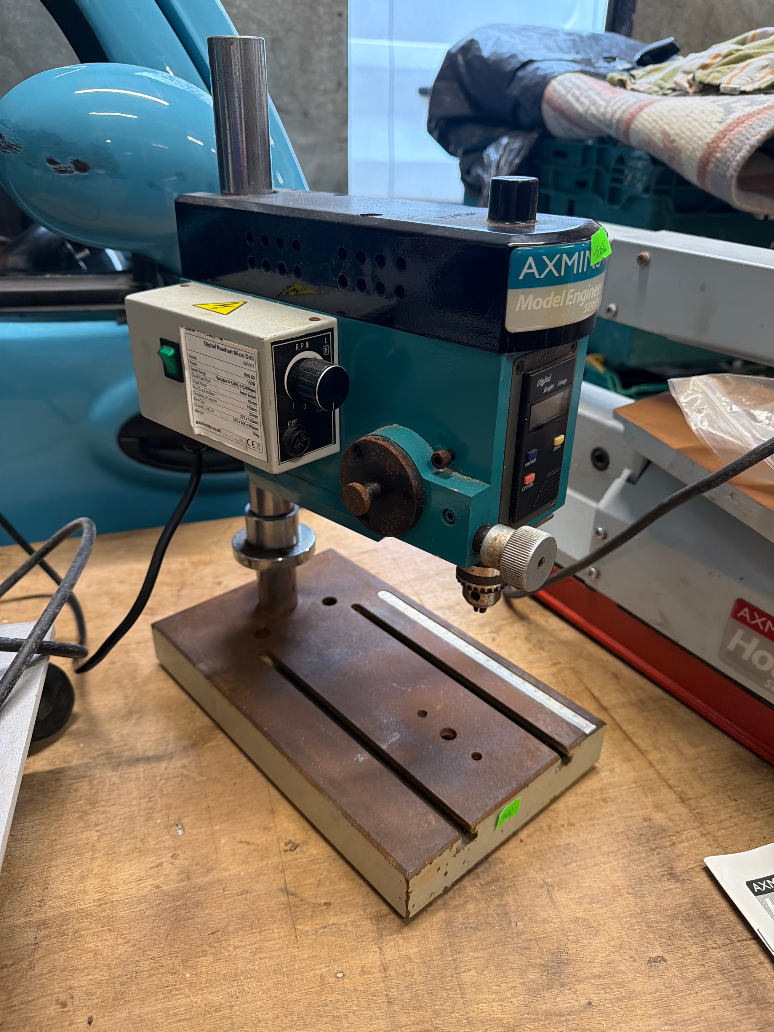 Axminster Digital readout Micro drill (Trade/Spares/Repairs)