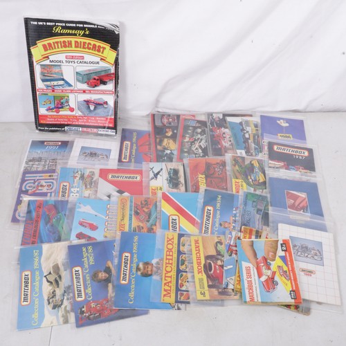 125 - Good selection of Matchbox year catalogues