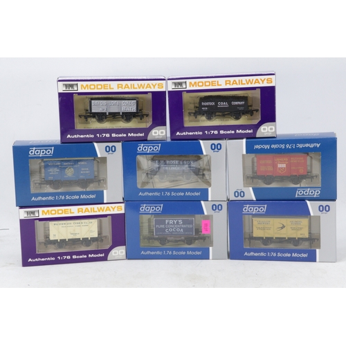 239 - Eight boxed Dapol 00 gauge wagons to include The Swallow Brewery, Ushers of Trowbridge, Bath Gas Lig... 