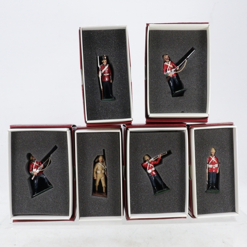 251 - A group of six boxed Britains Collector’s Club and First Gear issue 54mm metal figures, including Zu... 