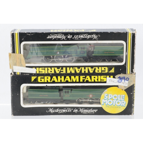 121 - Two boxed Graham Farish N gauge locos and tenders believe boxes to be incorrect