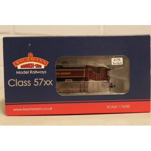 165 - A boxed Bachmann 32-717 Class 57XX Pannier Tank L.89 London Transport