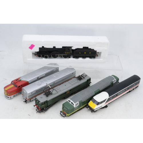 24 - Collection of OO and HO gauge model railway locomotives, including LMS 4-6-0 No. 635 (boxed), BR Wes... 