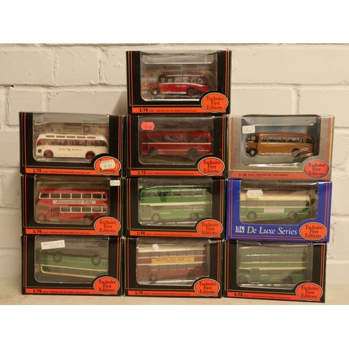 260 - 10 boxed Exclusive first editions diecast buses to include 26806, 20114, 16311DL, 13901, 16503, 1630... 