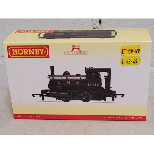 53 - A boxed Hornby R3727 LMS Pug Locomotive No. 11244