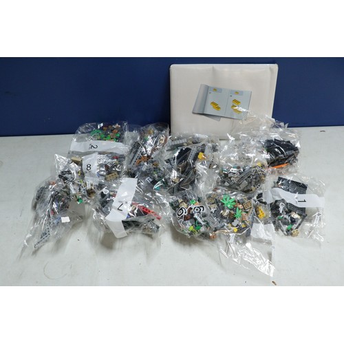 232A - Boxed Lego Raiders of the Lost Ark Temple of the Golden Idol 77015, box tatty, inside bags appear to... 