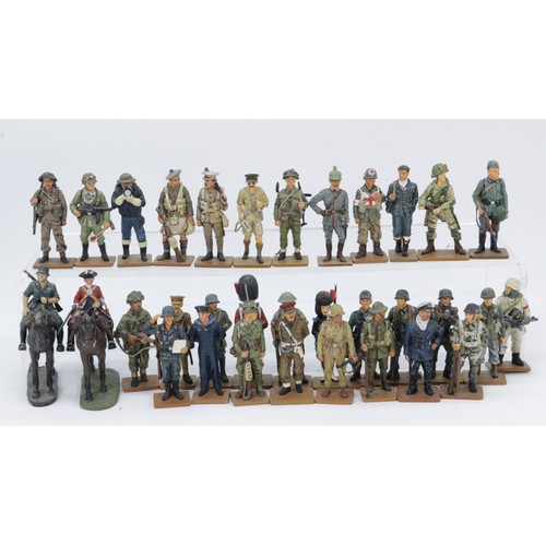 256A - Good selection of delPrado military figures,