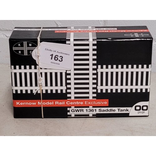 163 - A boxed K2201A Kernow Model Rail Centre exclusive GWR 1361 Saddle Tank 00 guage