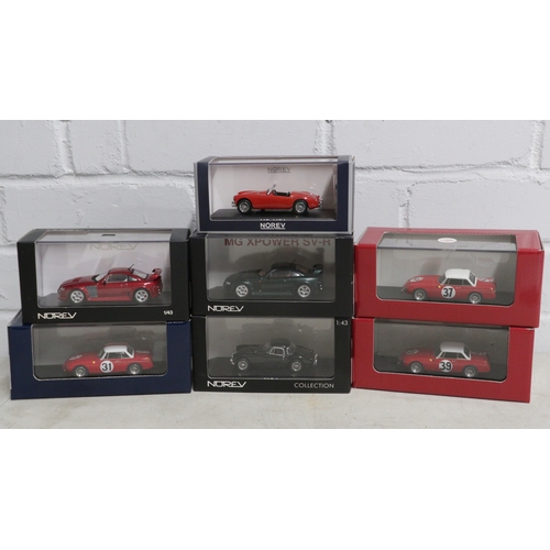 7 boxed MG diecast vehicles to include: gamma models Pinko MG b no 37 ...