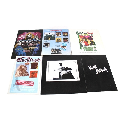 A collection of assorted concert programmes Rock / Metal Bands 1980s ...