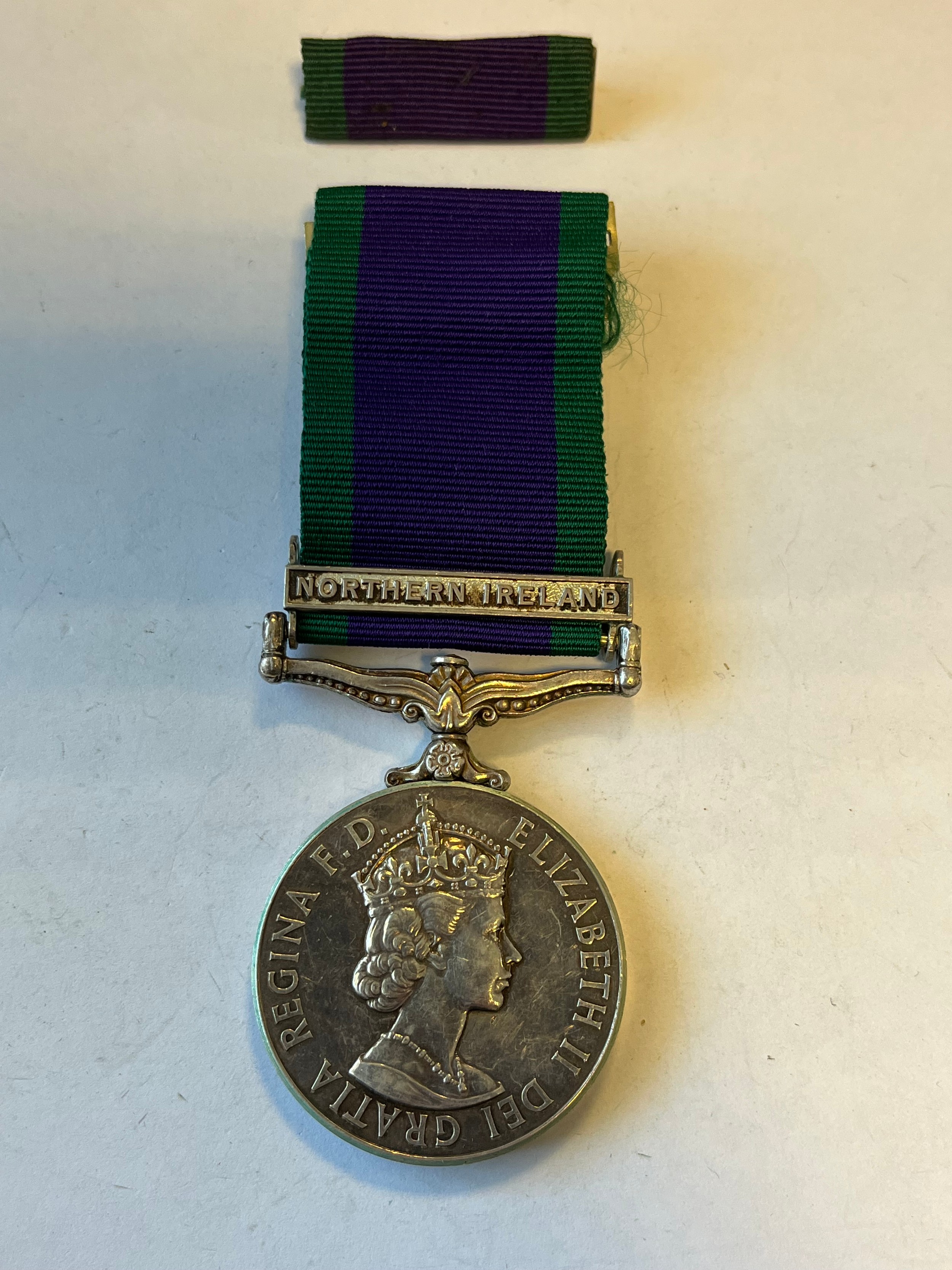 An E.R. II. General Service medal (1962-2007) with Northern Ireland ...