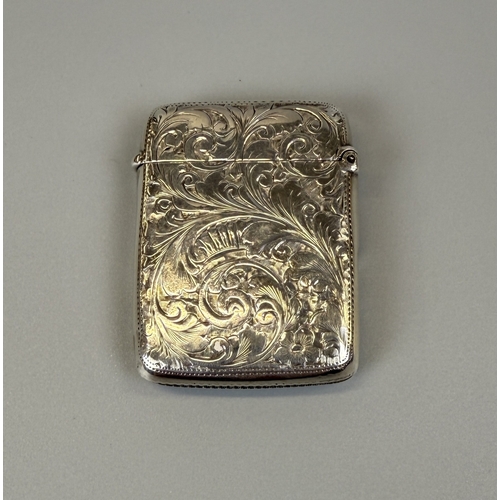 2 - Hallmarked silver vesta case Approx. 21.5g