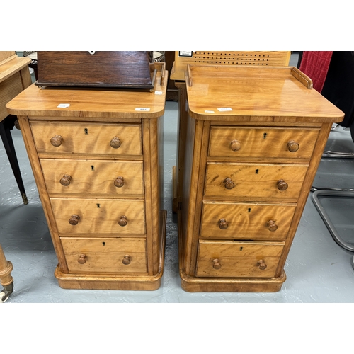 257 - Pair of bedside chests - Approx W 42cm D 42cm H 77cm.