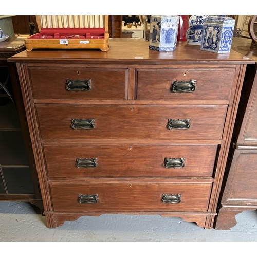 284 - Chest of 2 over 3 drawers - Approx. W107cm H106cm D51cm