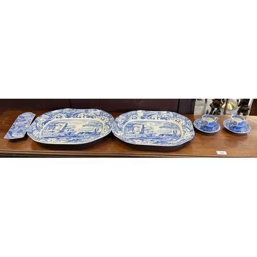 287 - Collection of Spode blue & white china