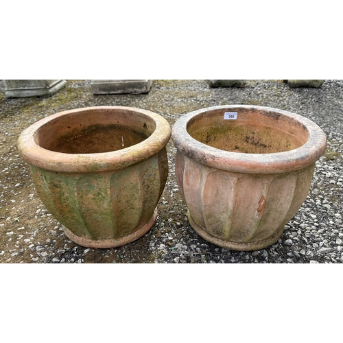 366 - Pair of terracotta planters