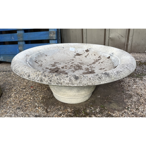 395 - Reconstituted stone water feature Approx. D87cm