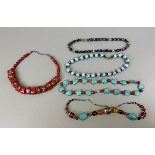 44 - Collection of beaded necklaces