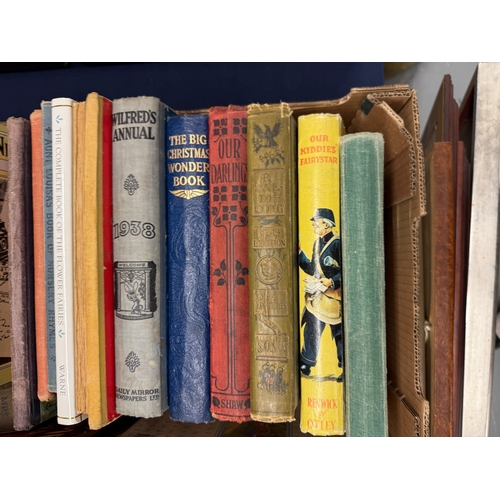 175 - Collection of vintage books including In & out Roundabout, children's illustrated & other bo... 