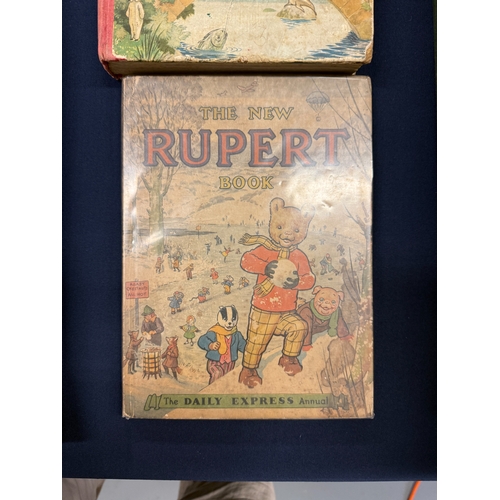 186 - More adventures of Rupert & 1951 Rupert book